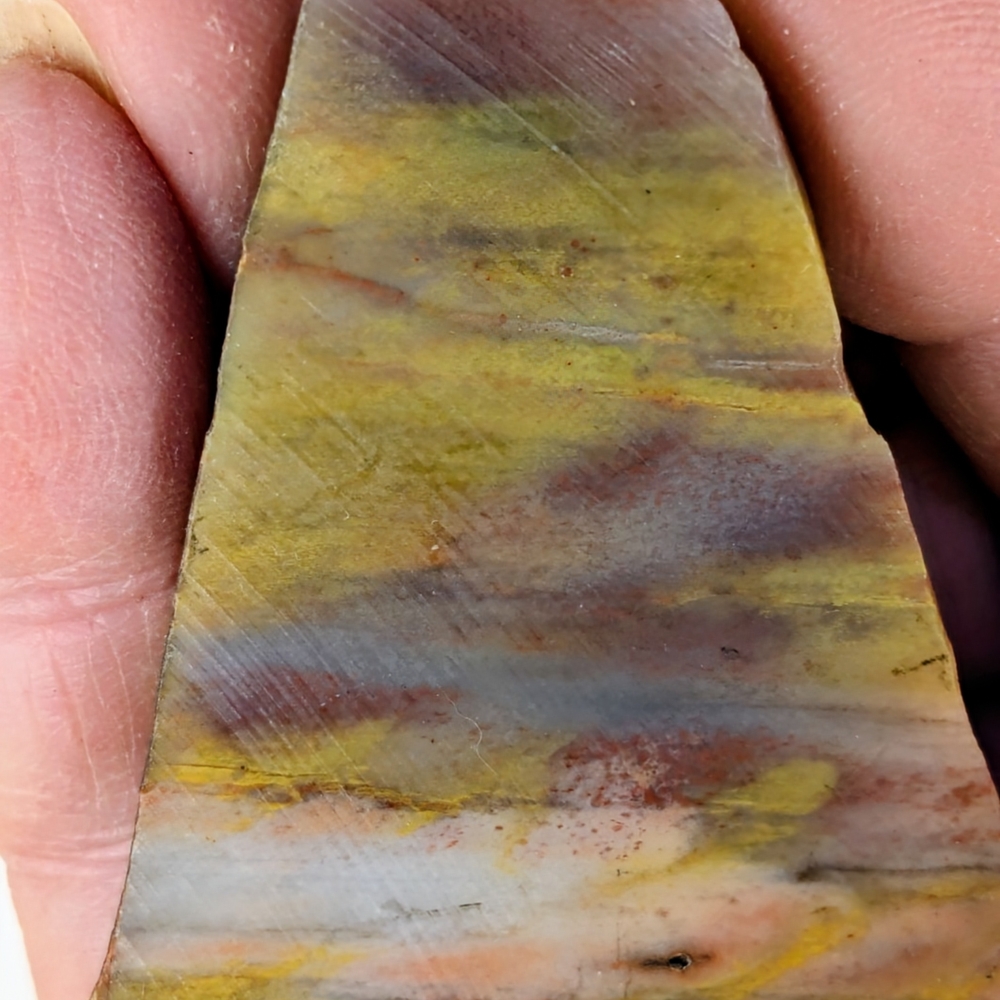Multicolor Jasper Gem Stone Slice